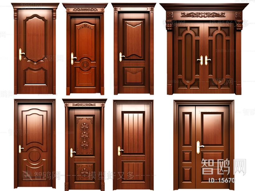 American Style European Style Door
