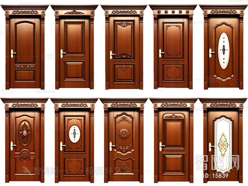 American Style European Style French Style Door