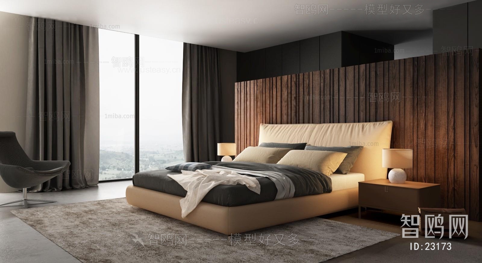 Modern Nordic Style Bedroom