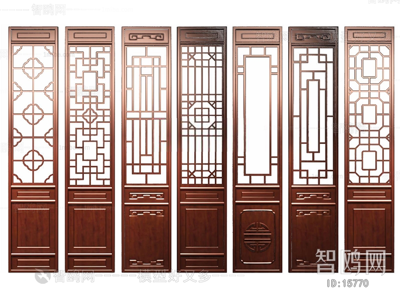 Chinese Style New Chinese Style Door