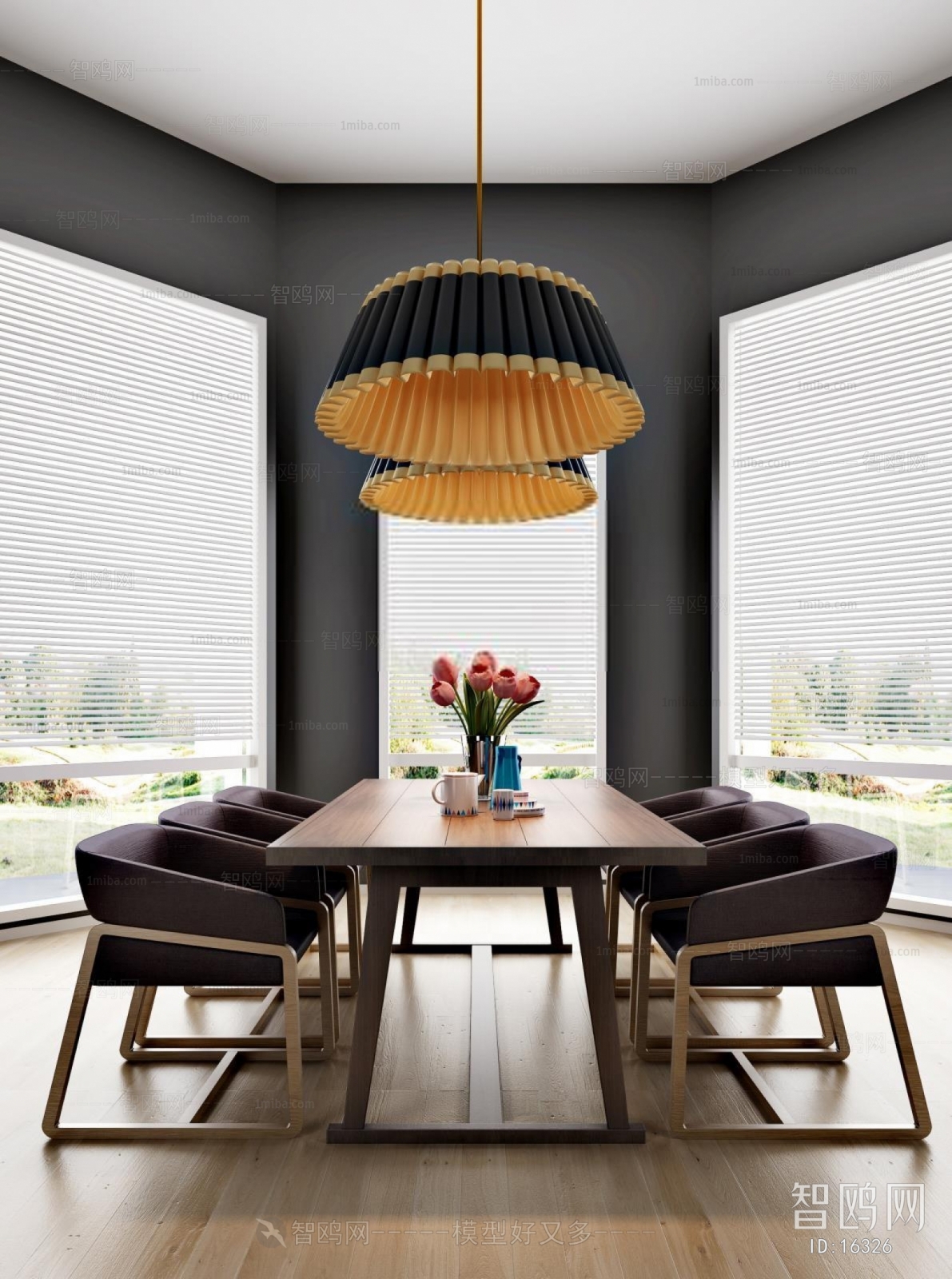 Modern Nordic Style Dining Room