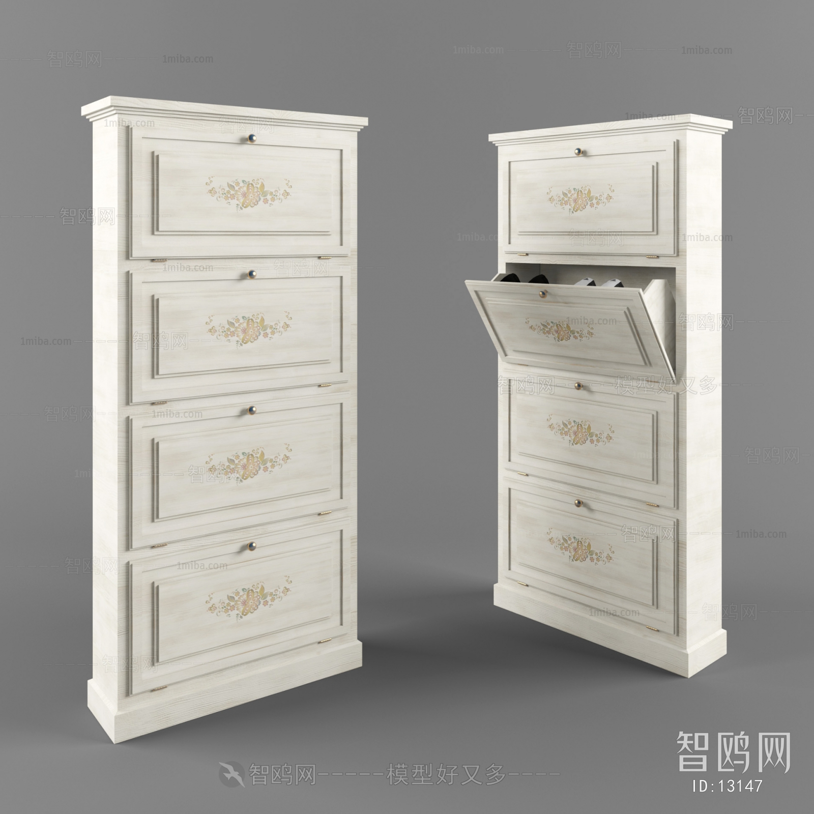 Idyllic Style Simple European Style Shoe Cabinet/drawer Cabinet