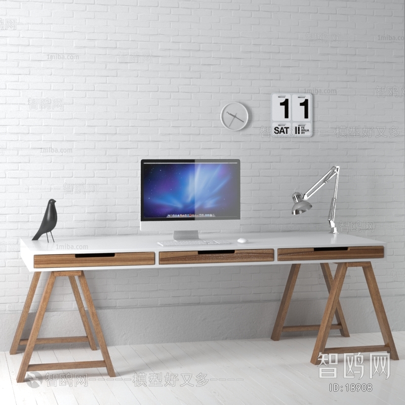Modern Nordic Style Office Table