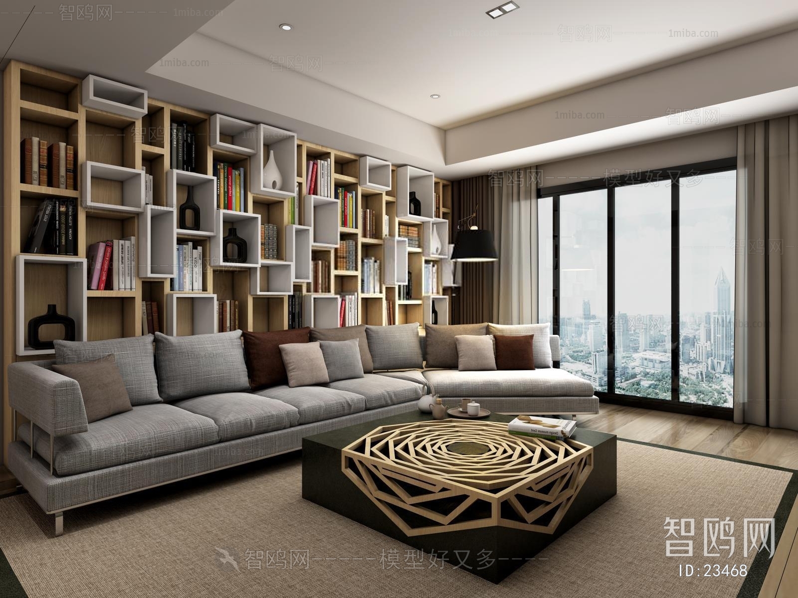 Modern Multi Person Sofa