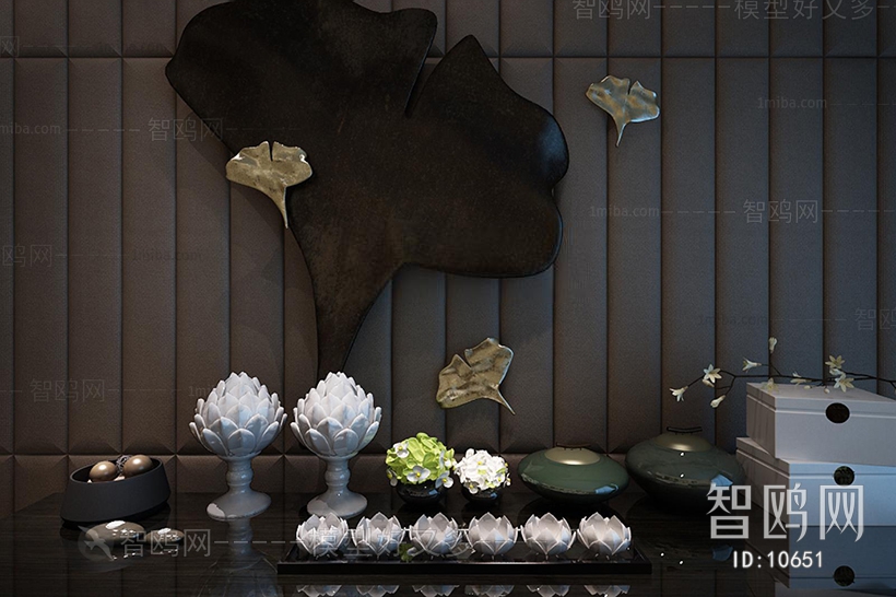 Modern Simple Style New Chinese Style Decorative Set