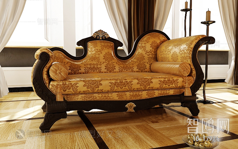 European Style Noble Concubine Chair