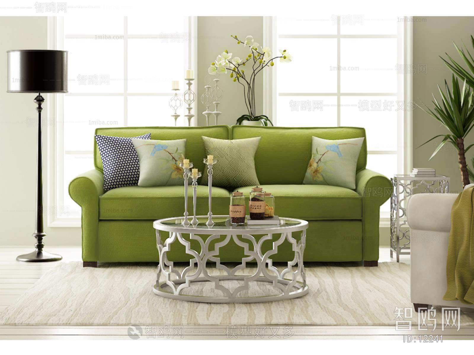 American Style Idyllic Style A Sofa For Two