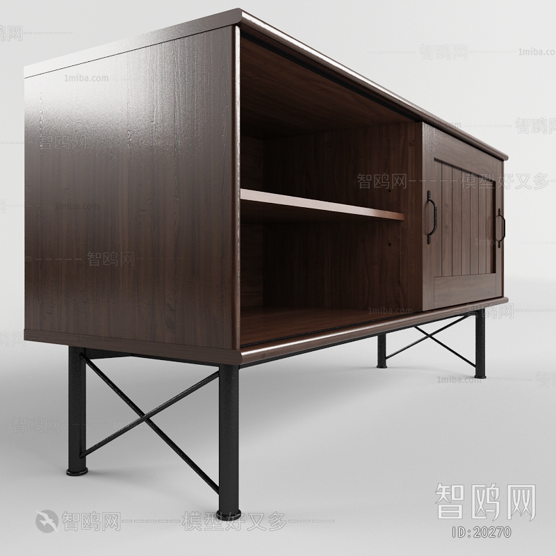 Simple European Style TV Cabinet