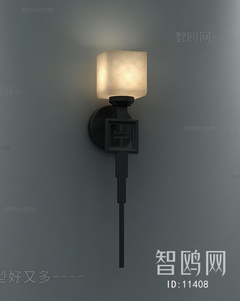 New Chinese Style Wall Lamp