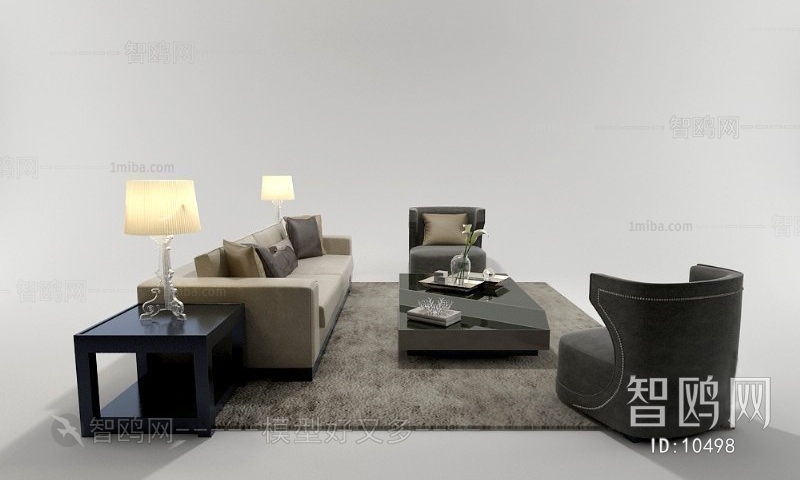Modern Chinese Style Simple European Style Sofa Combination