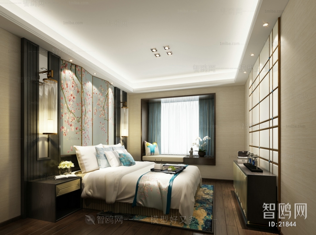 Modern New Chinese Style Bedroom