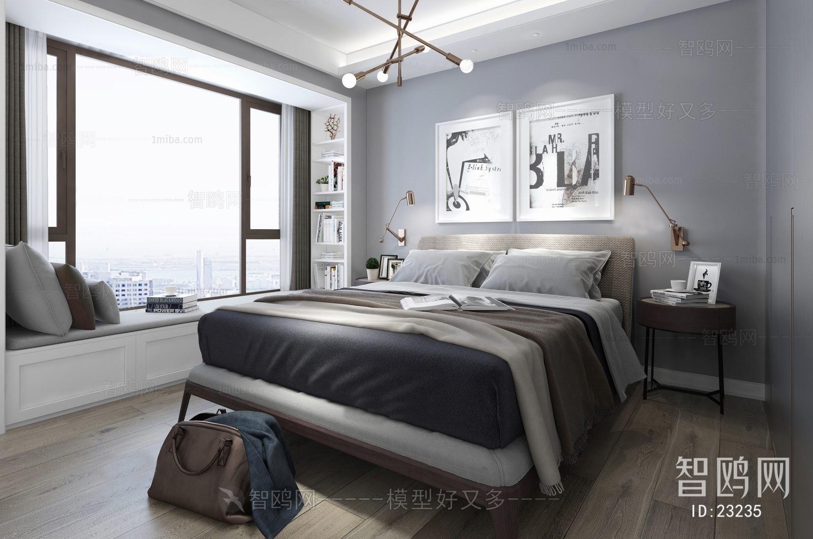 Modern Nordic Style Bedroom