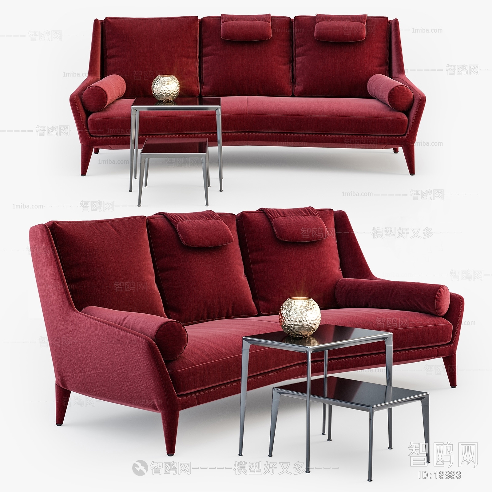 Modern Three-seat Sofa