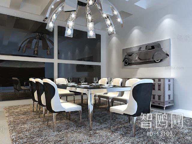Post Modern Style Dining Room