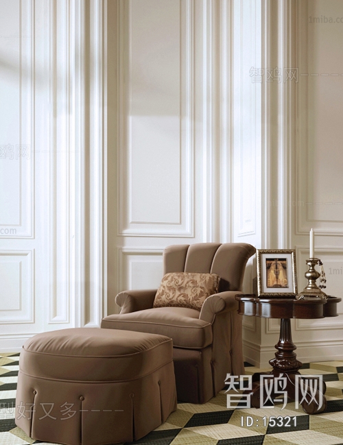 American Style European Style Single Sofa