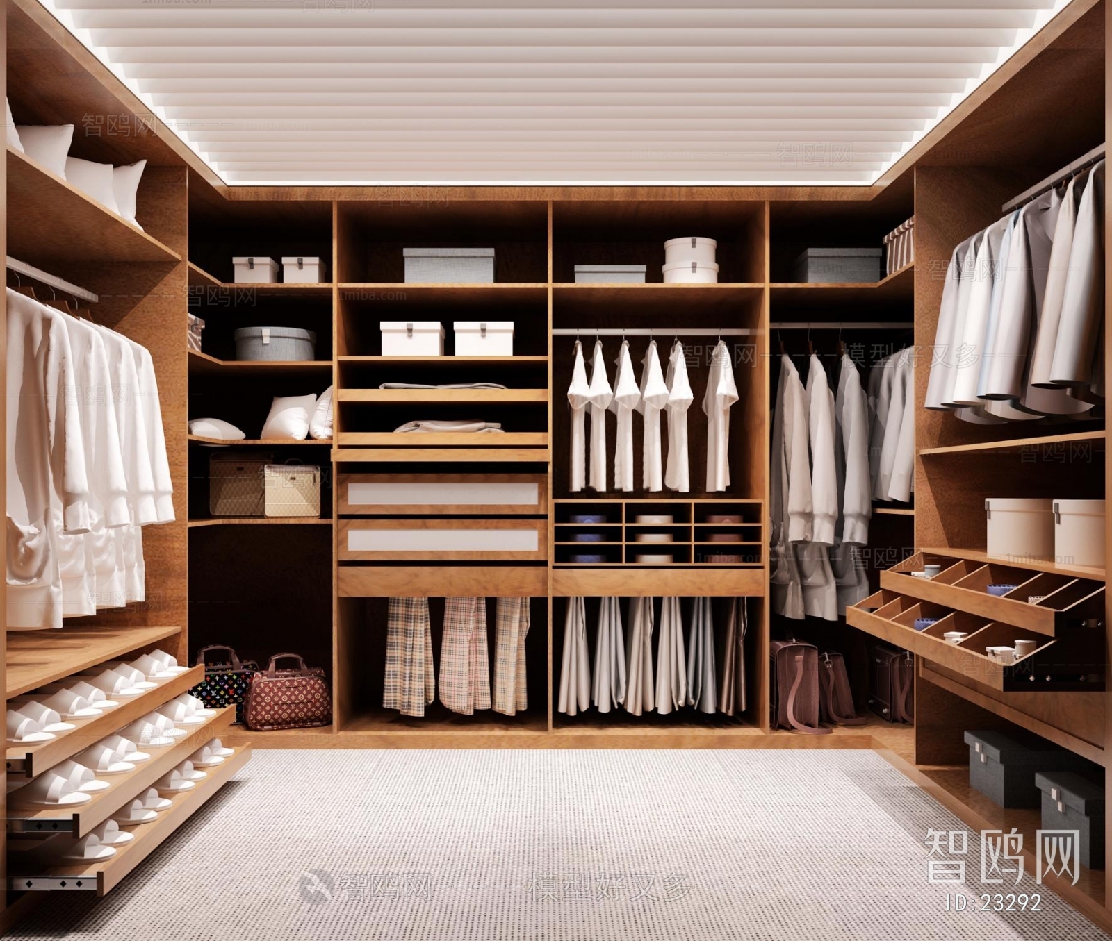 Modern Clothes Storage Area