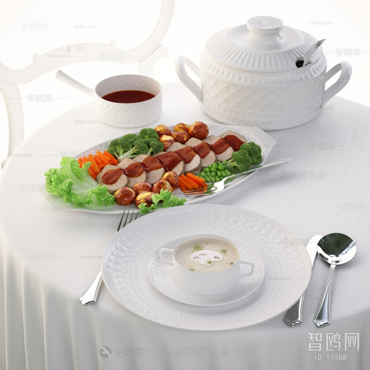 Modern Cutlery/tea Set