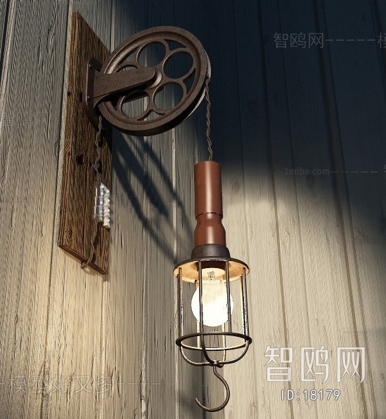 LOFT Industrial Style Wall Lamp