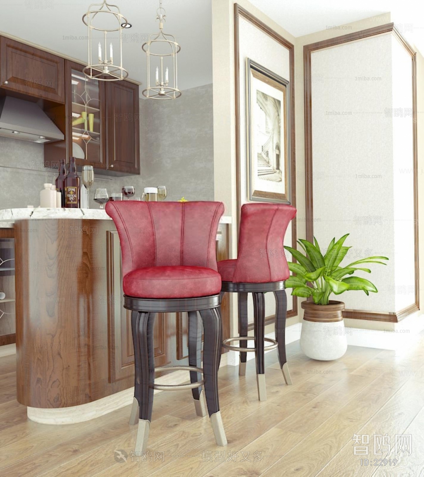 American Style European Style Bar Chair