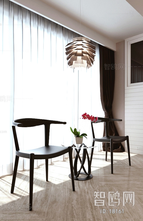 Modern Nordic Style Single Chair