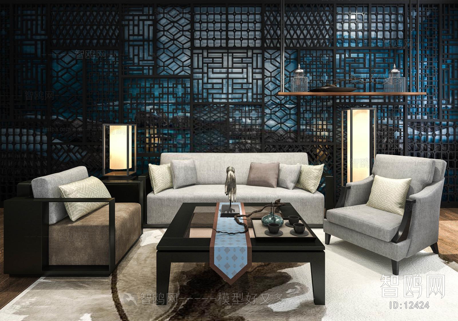 Modern New Chinese Style Partition