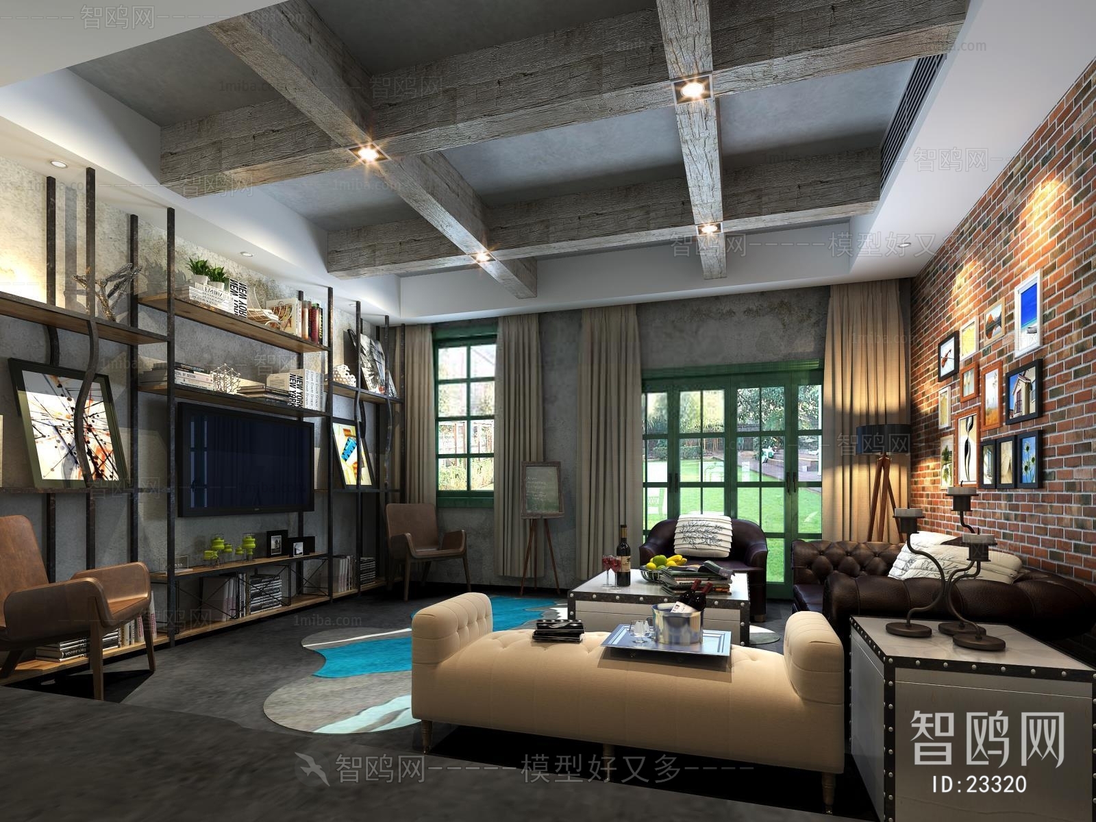 LOFT Industrial Style A Living Room