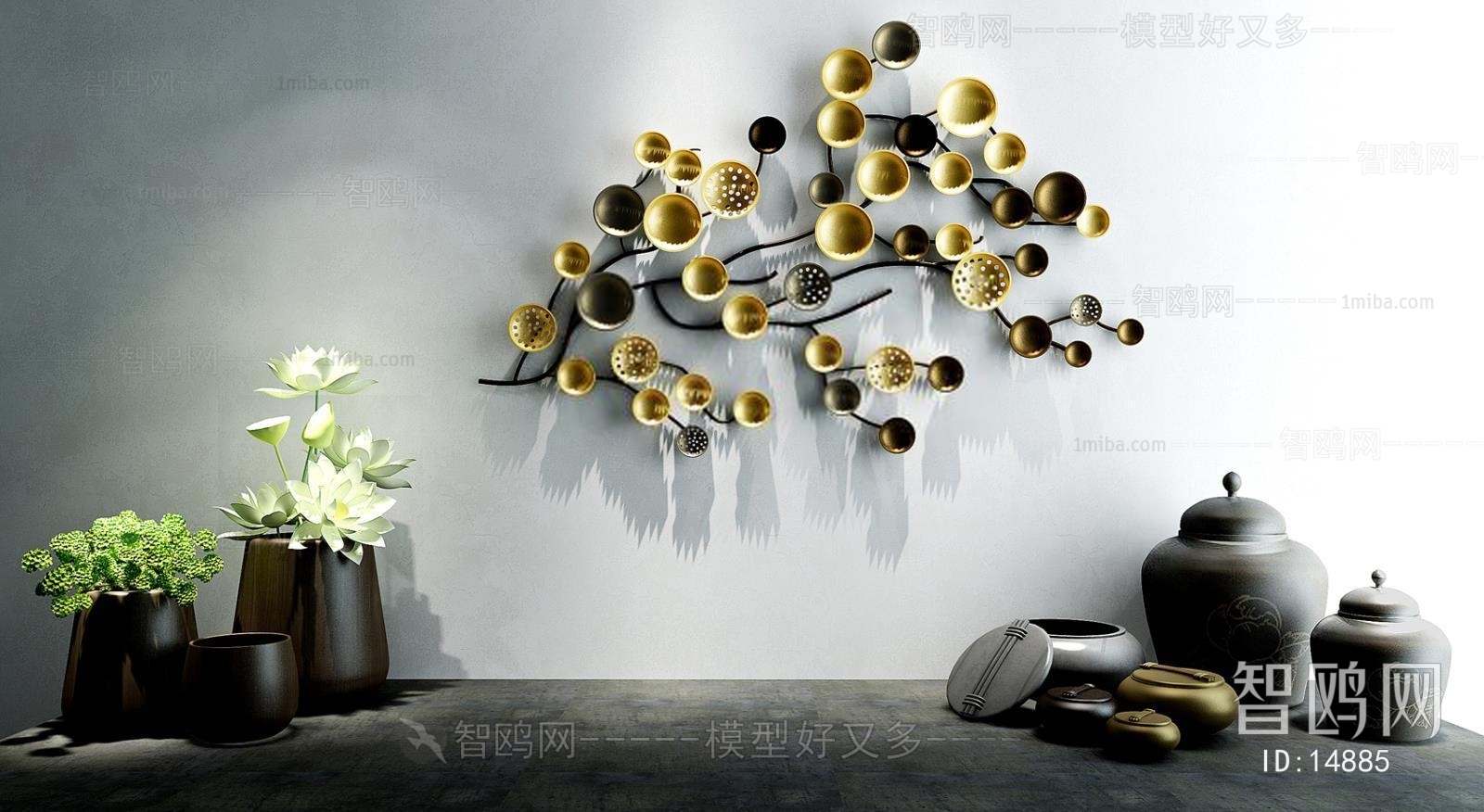 Modern New Chinese Style Wall Decoration