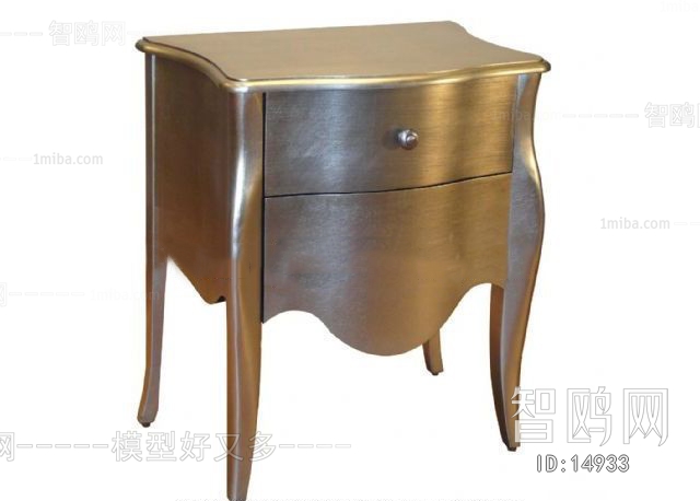 Simple European Style New Classical Style Bedside Cupboard