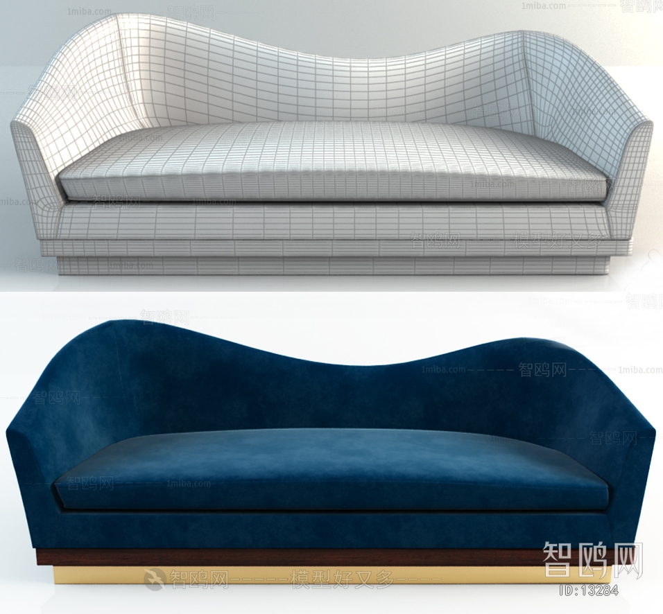 Modern Simple Style Multi Person Sofa