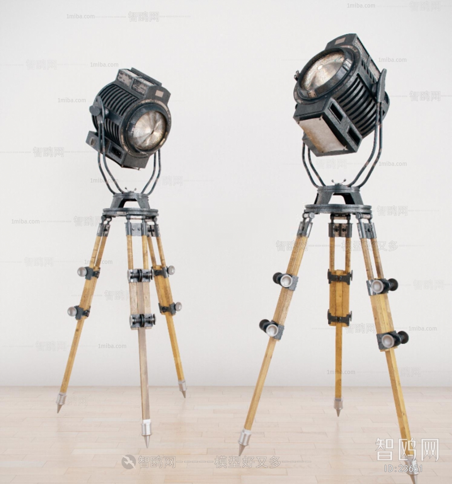 Industrial Style Floor Lamp