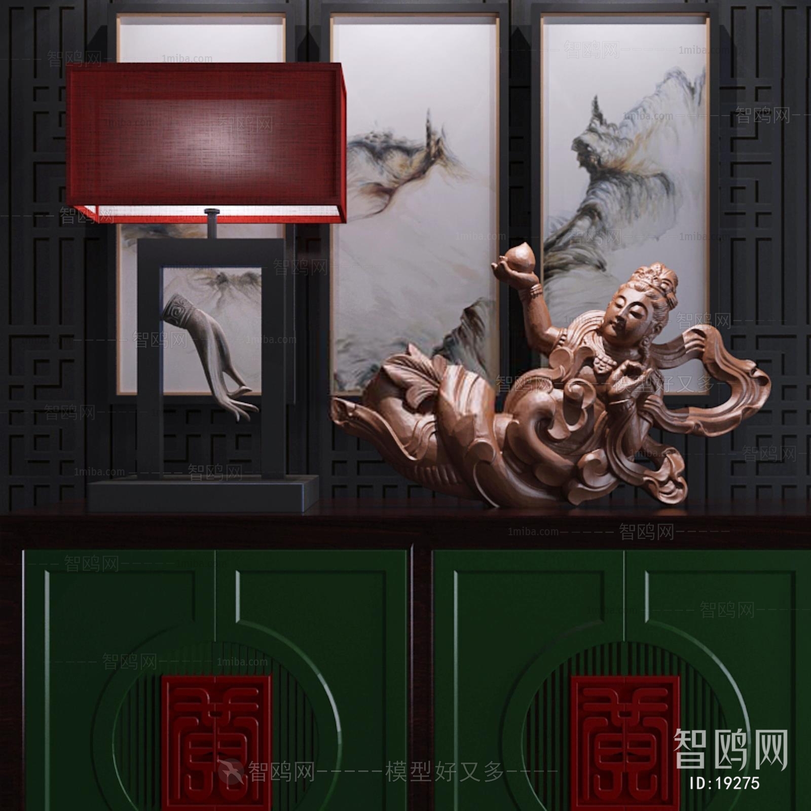 New Chinese Style Sculpture