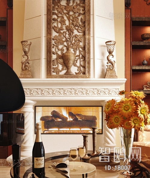 European Style Fireplace