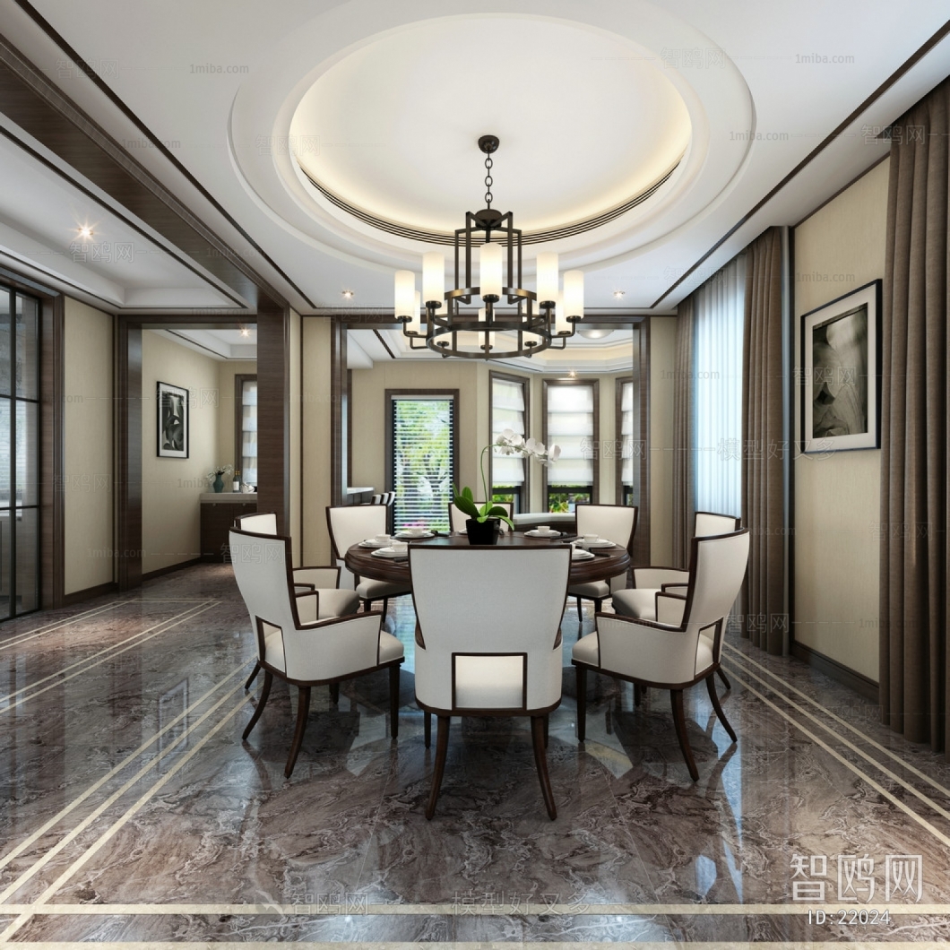 Modern New Chinese Style Dining Room