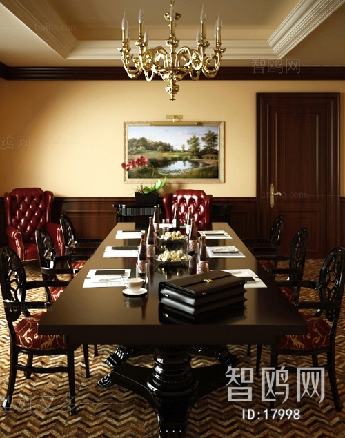 European Style Dining Table And Chairs