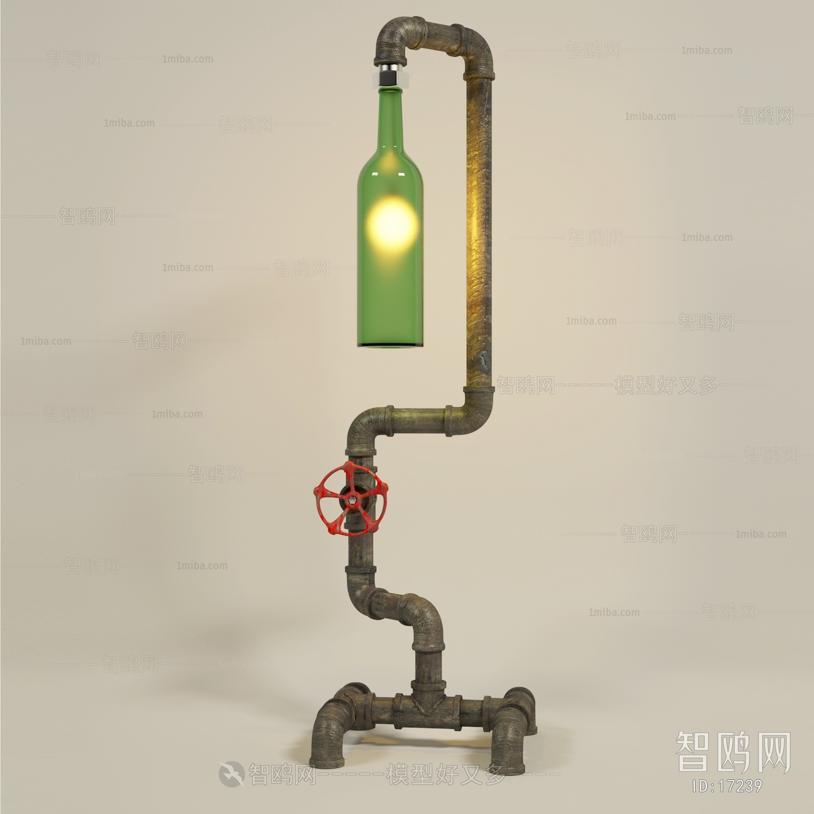 Industrial Style Floor Lamp