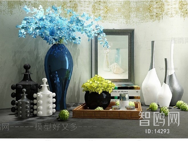 Modern New Chinese Style Decorative Set