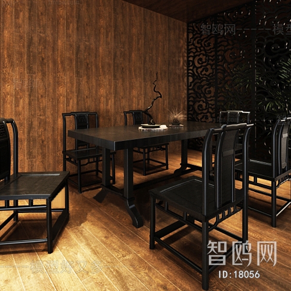 新中式休闲桌椅