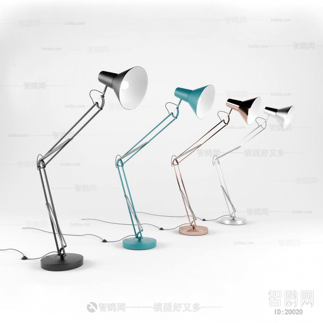 Modern Industrial Style Table Lamp