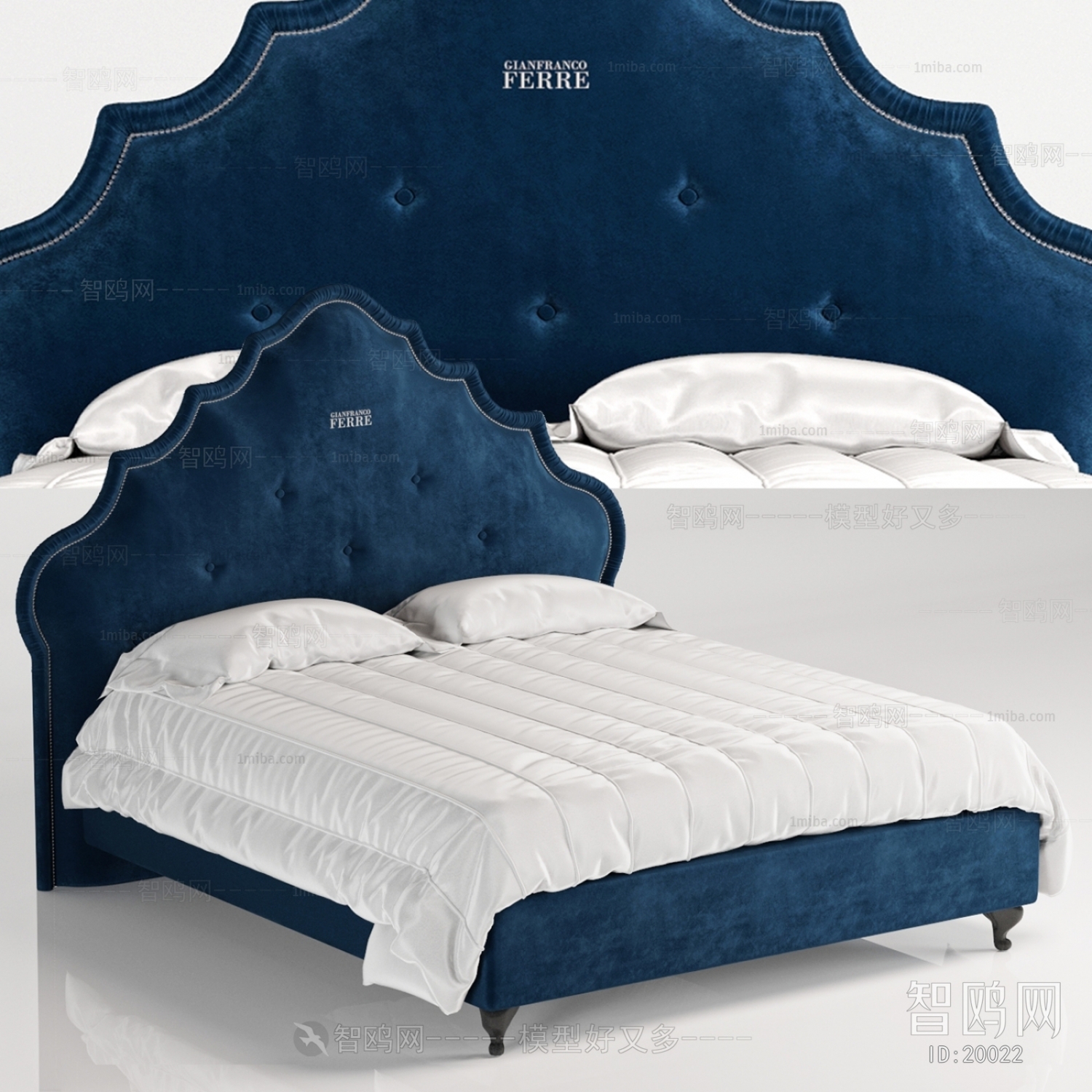 American Style New Classical Style Double Bed