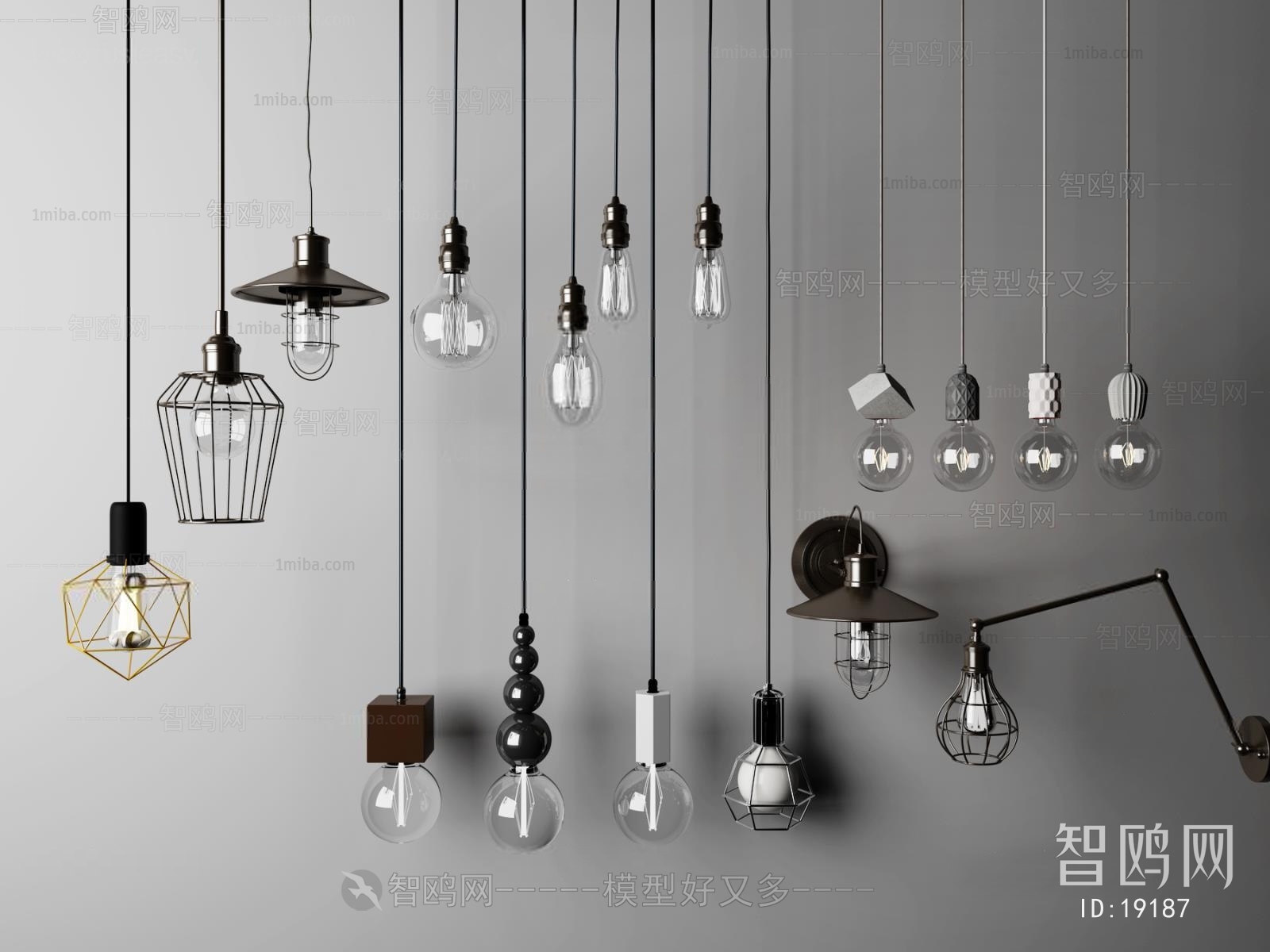 Modern Industrial Style Droplight