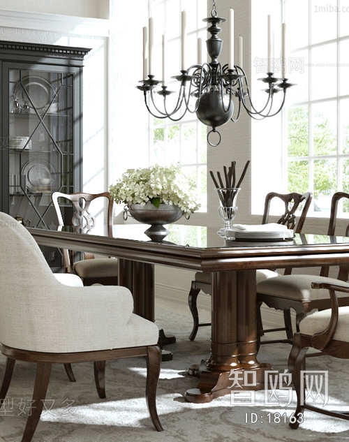 American Style Dining Table And Chairs