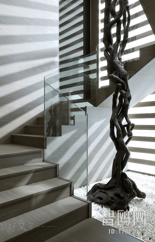 Modern Stair Balustrade/elevator