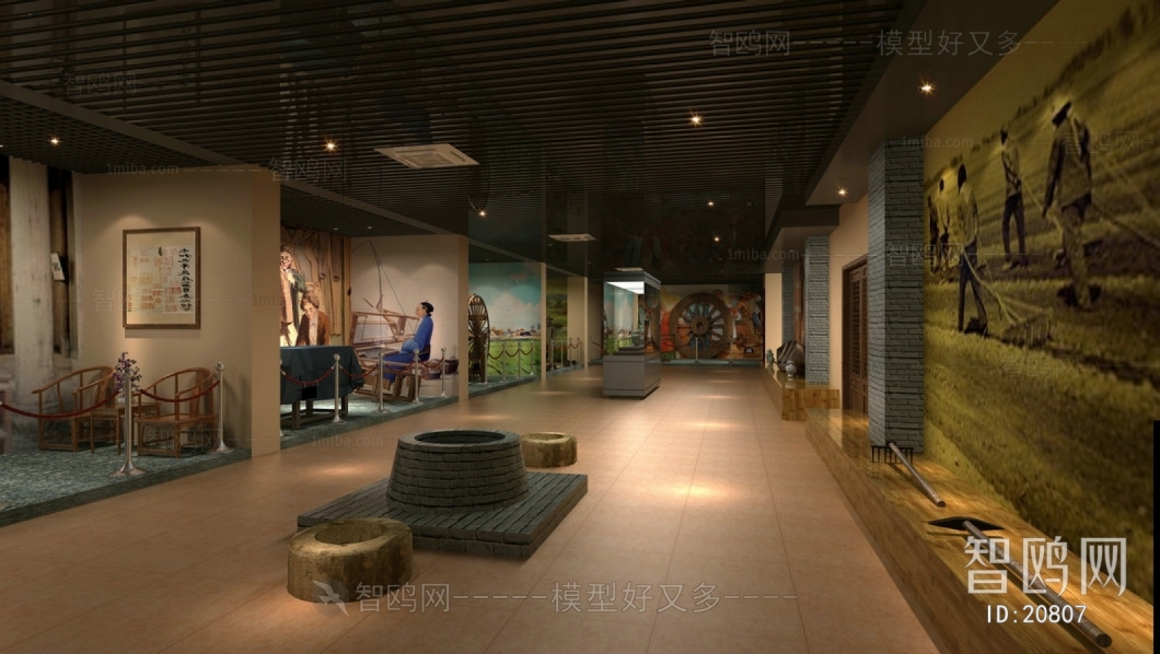 New Chinese Style Exhibition Hall