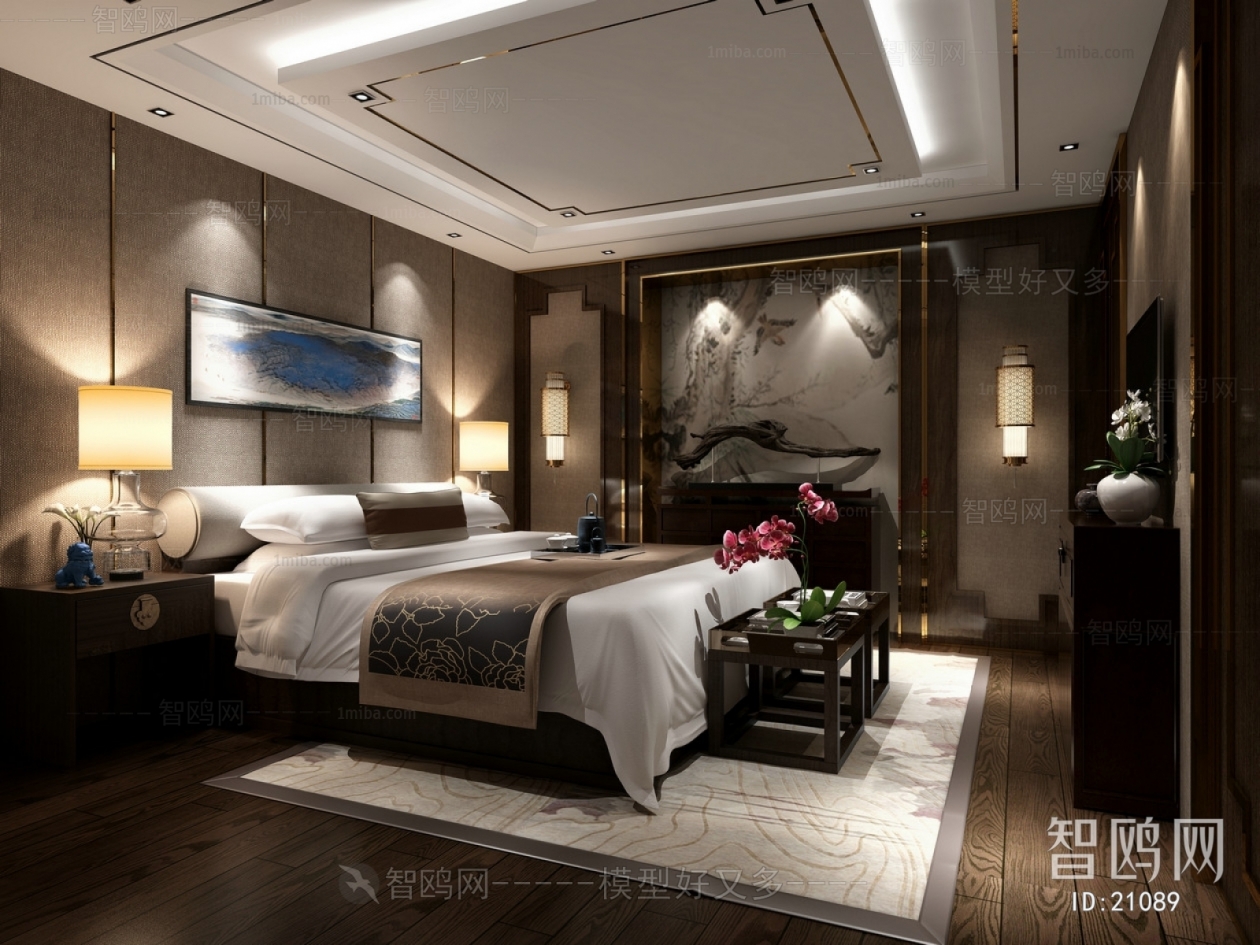 New Chinese Style Bedroom