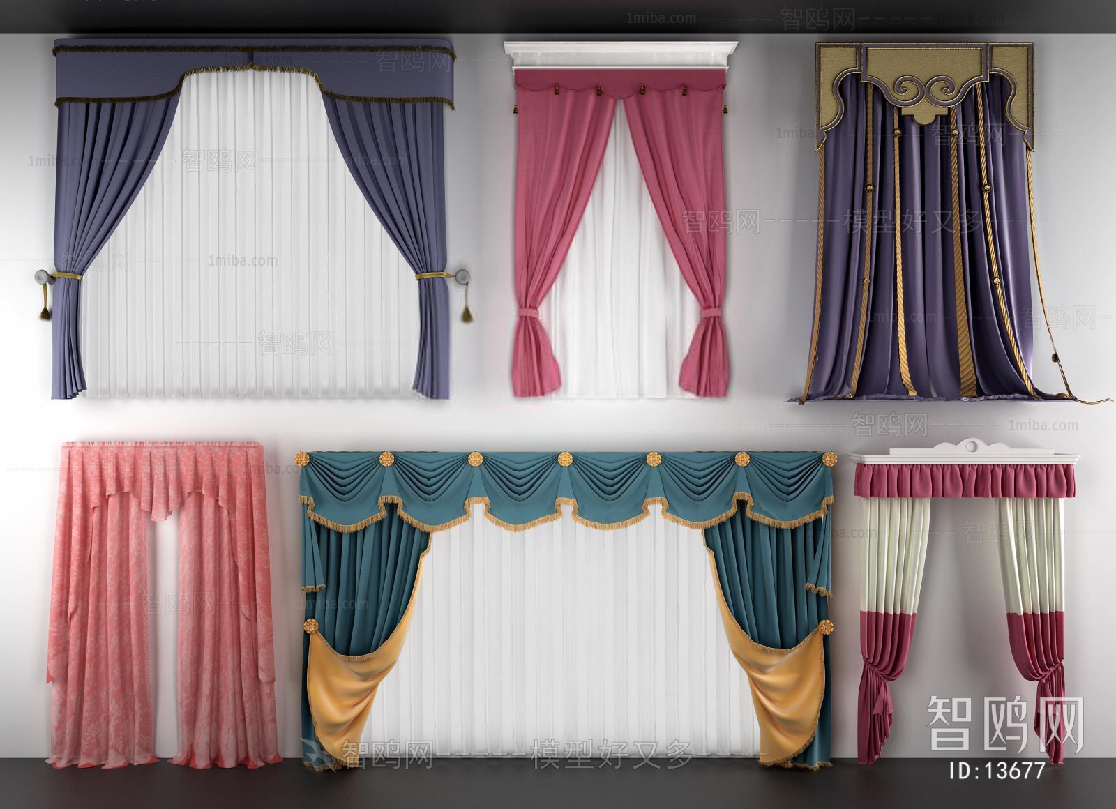 American Style European Style French Style The Curtain