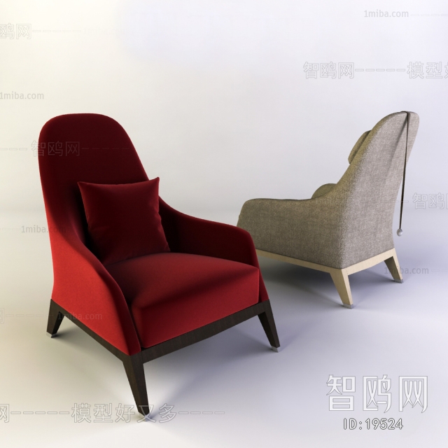 现代后现代单人沙发单椅