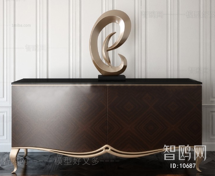 Post Modern Style Simple European Style New Classical Style Side Cabinet/Entrance Cabinet