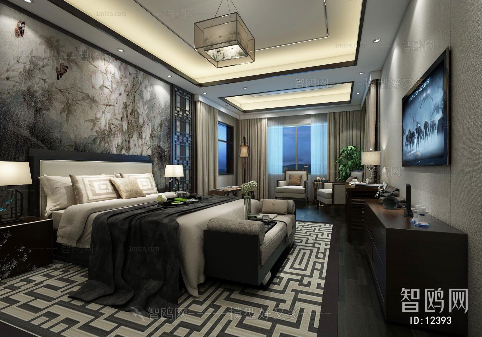 Modern New Chinese Style Bedroom