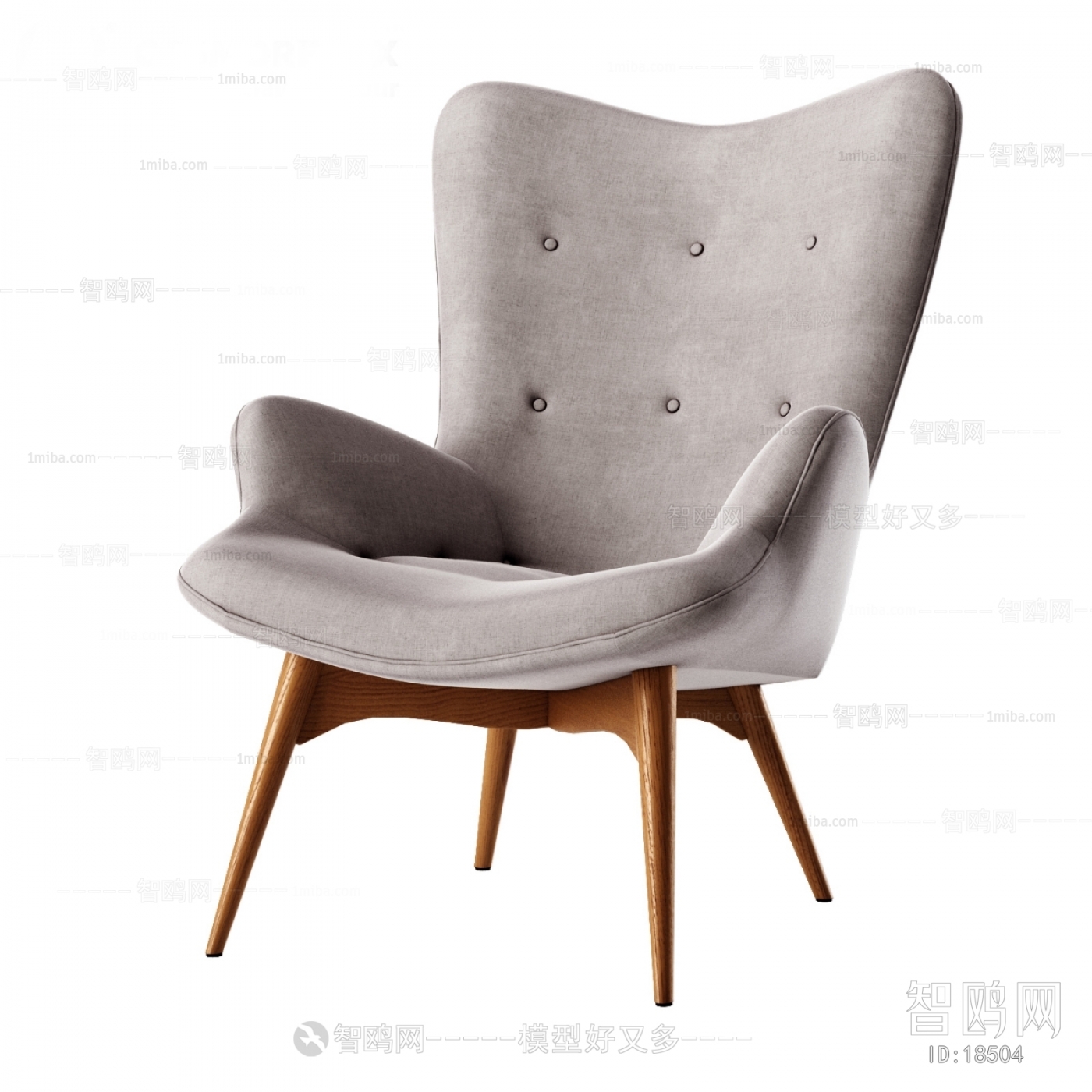 Modern Nordic Style Single Chair