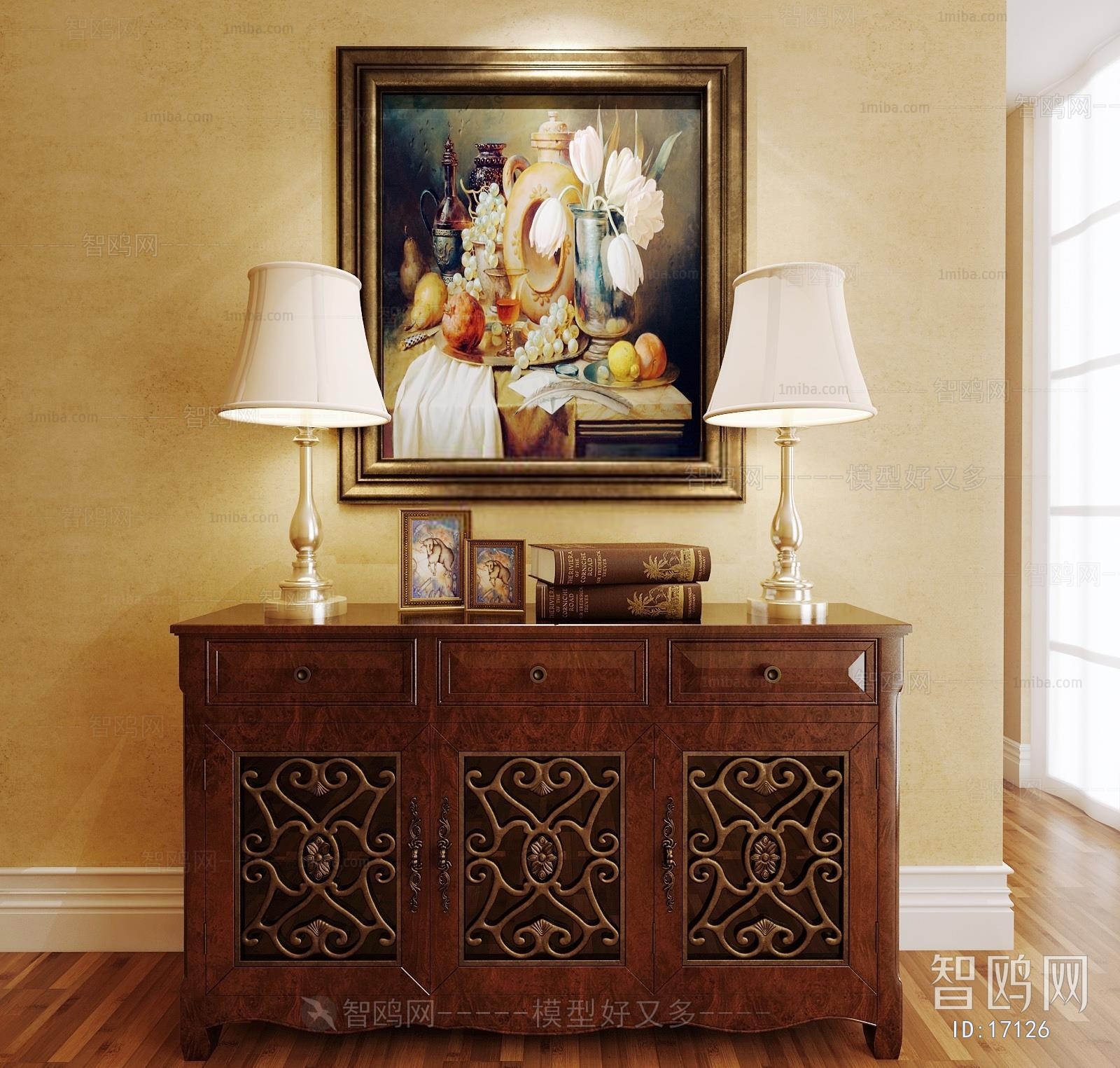 American Style European Style Side Cabinet/Entrance Cabinet